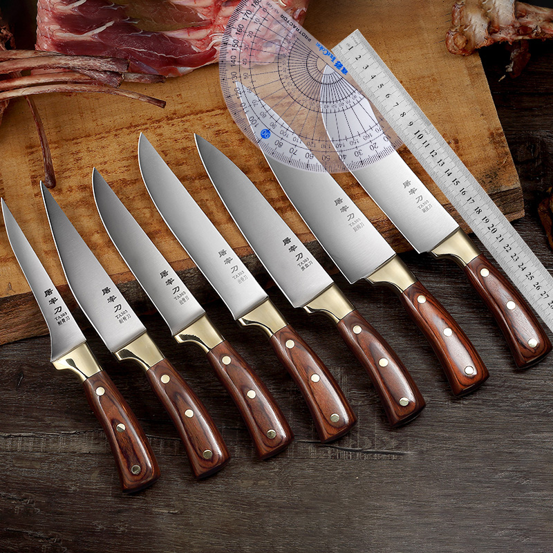 手工锻打杀牛切肉刀德国剔骨专用