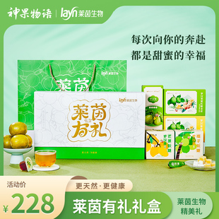 layn莱茵生物新年礼盒包装 冻干罗汉果珍藏礼品高端礼盒送人