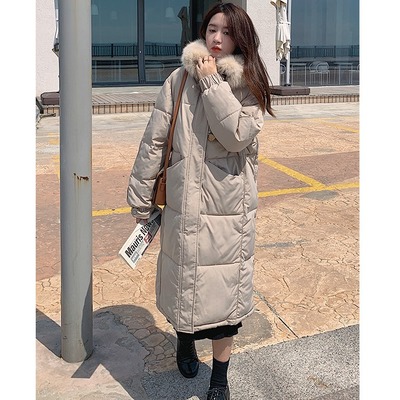 实拍棉衣东大门羽绒服女中长款2025年冬季新款过膝小个子棉服外套