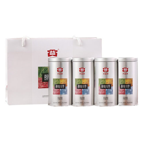 大益普洱茶醇香四季散茶80g/罐