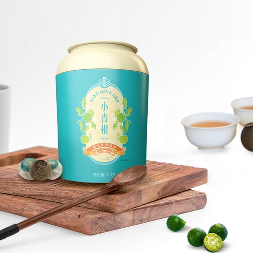 大益普洱茶熟茶新会陈皮小青柑