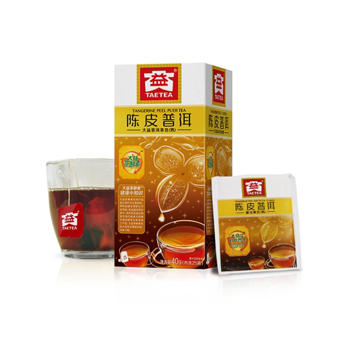 大益陈皮普洱熟茶袋泡茶冲泡便捷