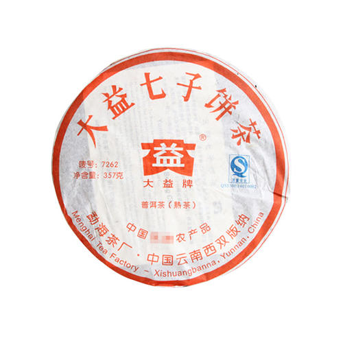 大益2007年7262熟茶七子饼357g
