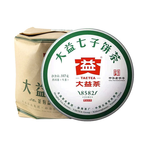 大益普洱茶8582生茶357g*7饼