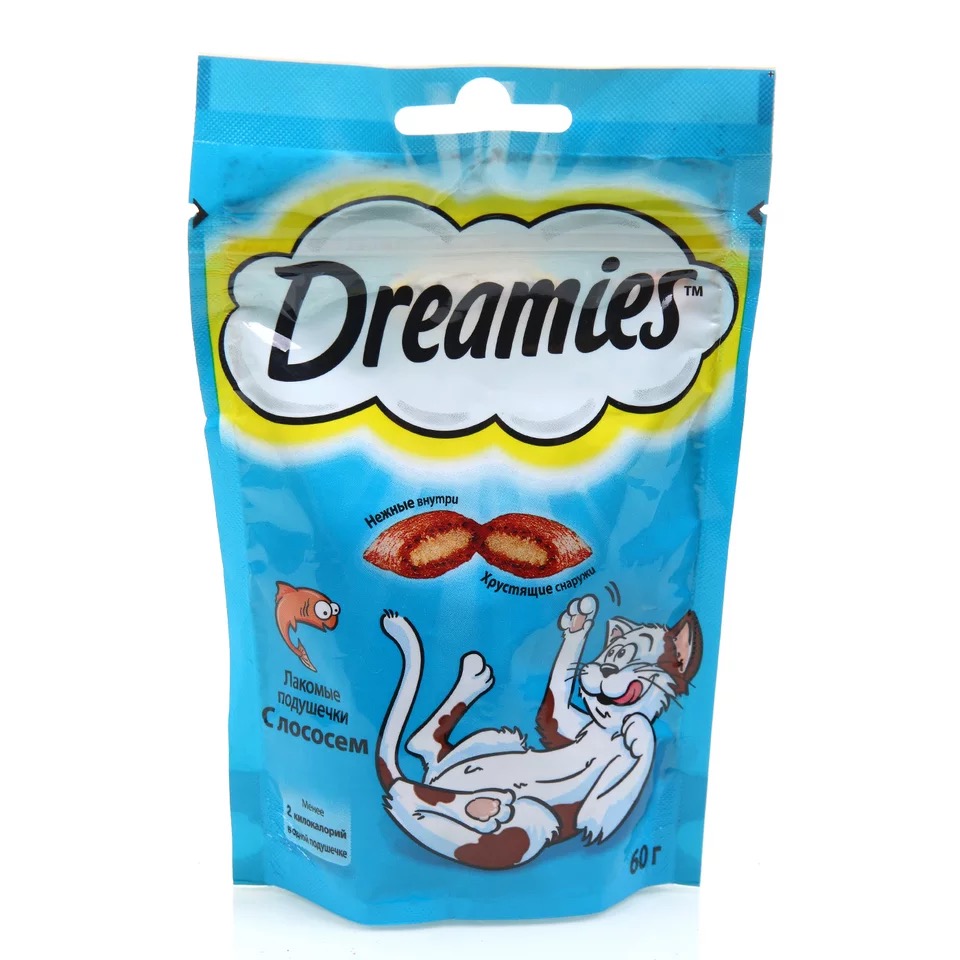 【滿88包郵】歐洲進口Dreamies貓零食潔齒夾心酥 60g