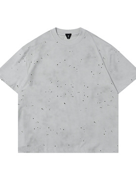 索罗娜凉感短袖男夏季速干t恤抗菌美式潮牌男士纯色打底