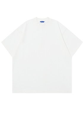 夏季男装重磅双纱短袖t恤男新品凉感美式潮牌宽松纯色t恤