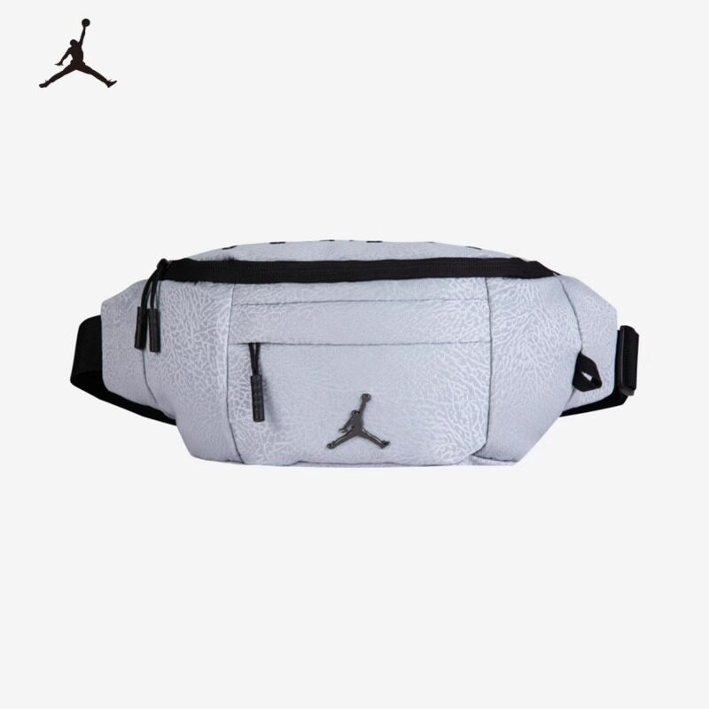 NIKE JORDAN 耐克AJ儿童腰包单肩背包新款男女童户外运动斜跨包