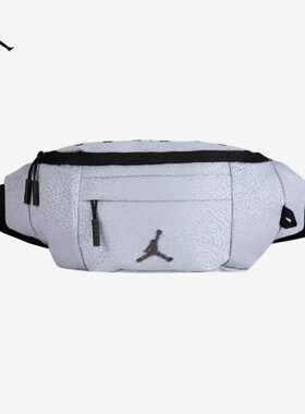 NIKE JORDAN 耐克AJ儿童腰包单肩背包新款男女童户外运动斜跨包
