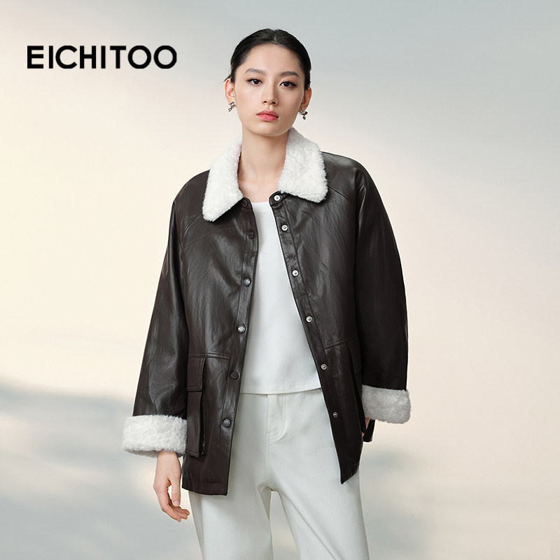 爱居兔仿羊羔毛软糯短外套2025年冬季新款女宽松柔软温暖上衣,女装/女士精品,短外套,淘宝优惠券,粉丝福利购,淘宝优惠卷