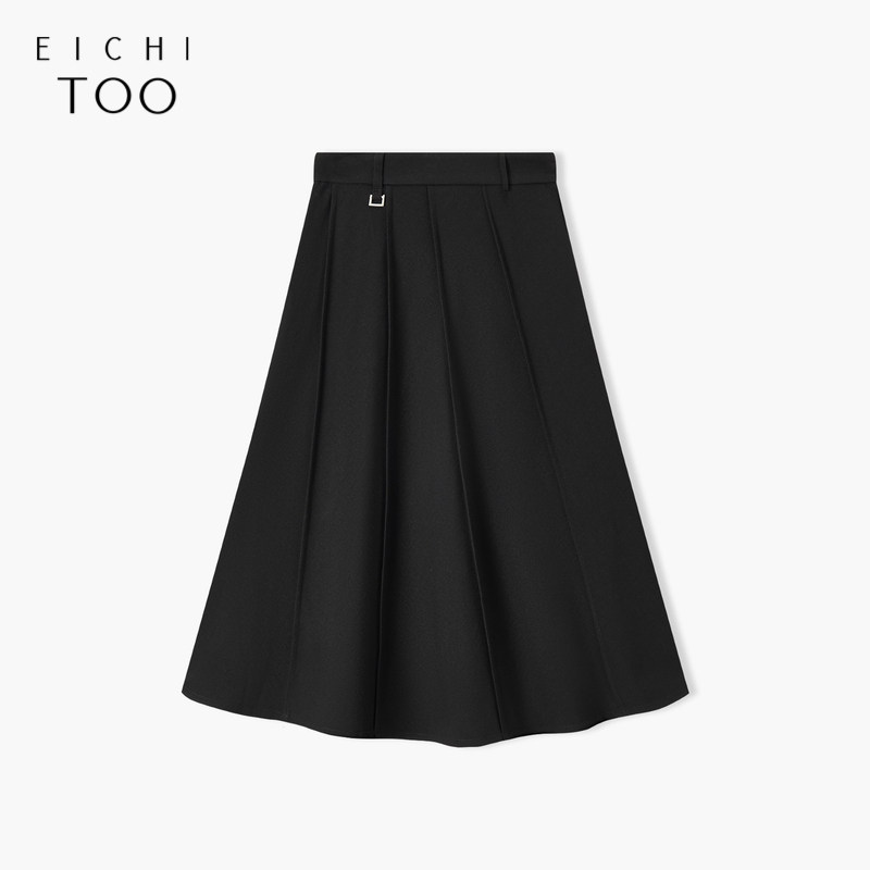 爱居兔春季新款高级感时尚百搭纯色半身裙a字裙,女装/女士精品,半身裙,淘宝优惠券,粉丝福利购,淘宝优惠卷