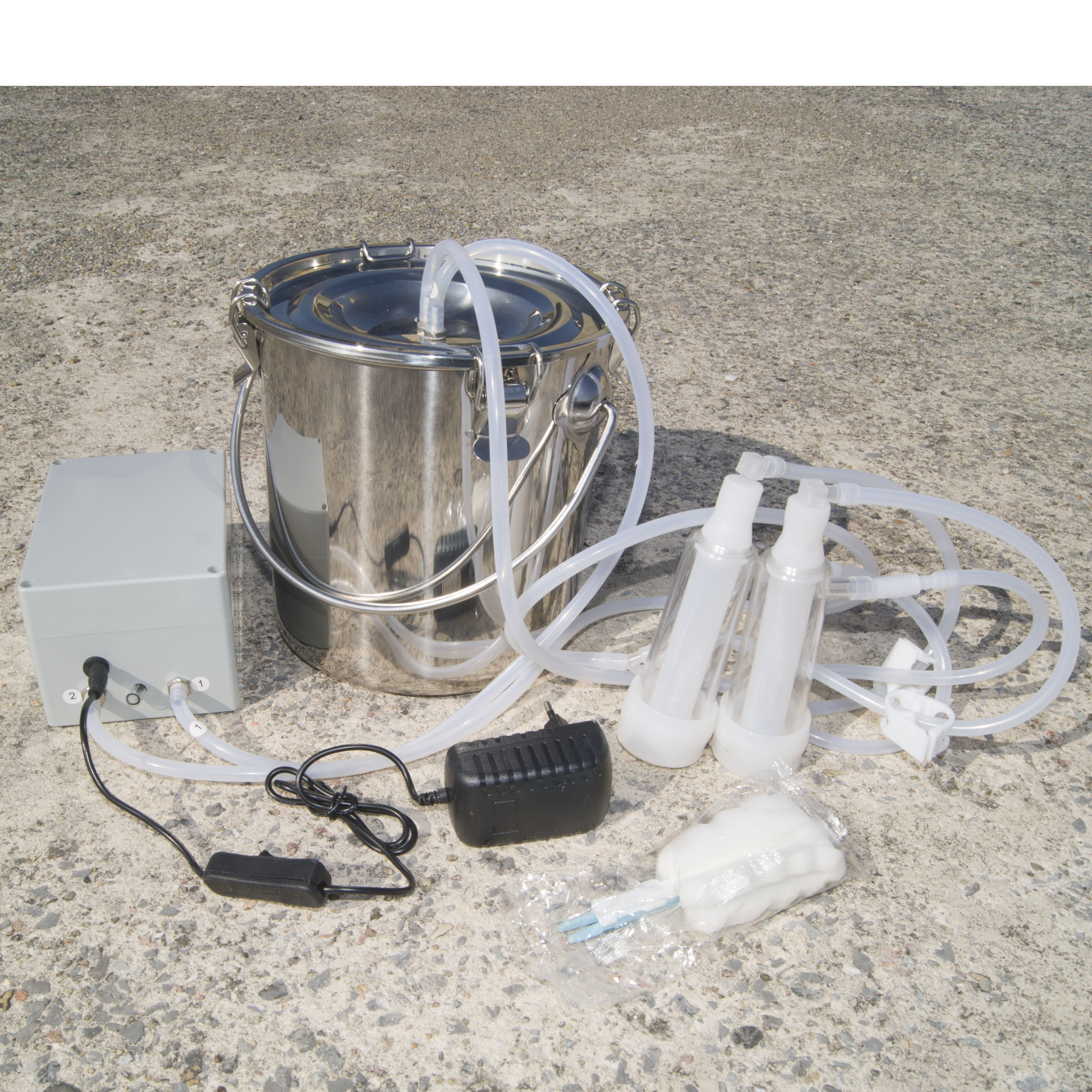 3升电动脉冲羊用吸奶器 牛用挤奶机 小型羊用牛用吸奶机抽奶器
