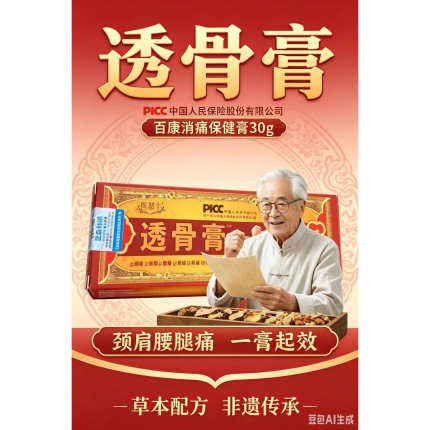 透骨膏   颈肩腰腿痛风湿骨病等