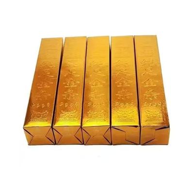 折叠加厚半成品金银大尺寸金条