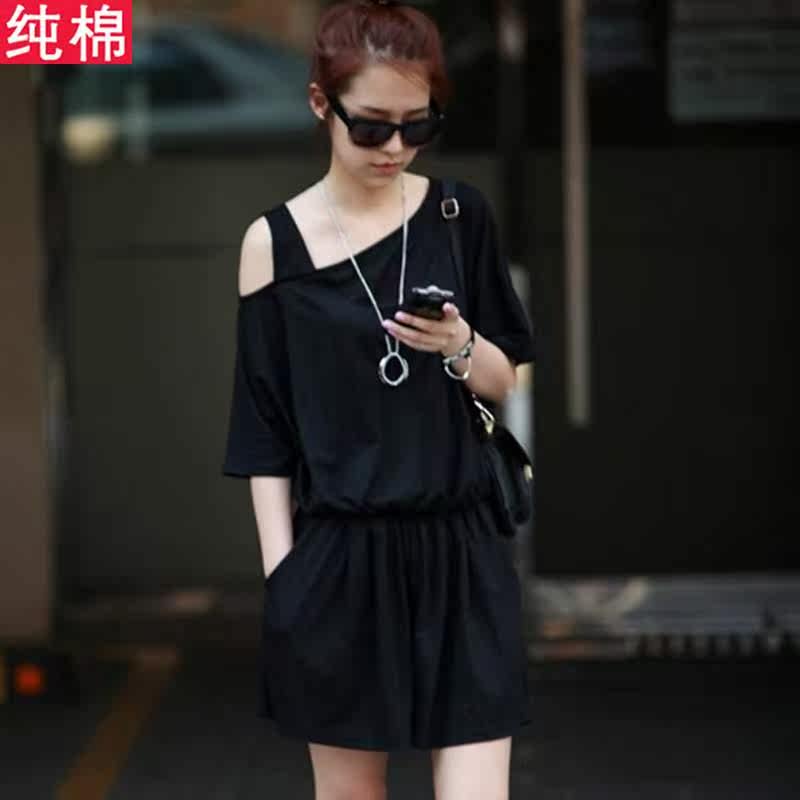 连体裤女夏装新款韩版连体衣服连身裤女短裤宽松显瘦纯棉连衣裤潮|ruв категории Женская одежда, брюки, брюки - от Buy2taobao.com для оказания профессиональной услуги покупки агента Taobao
