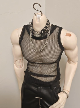 Bjd娃衣网背心75叔77叔壮瘦通穿透高弹打底衫