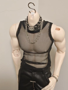 Bjd娃衣网背心75叔77叔壮瘦通穿透高弹打底衫