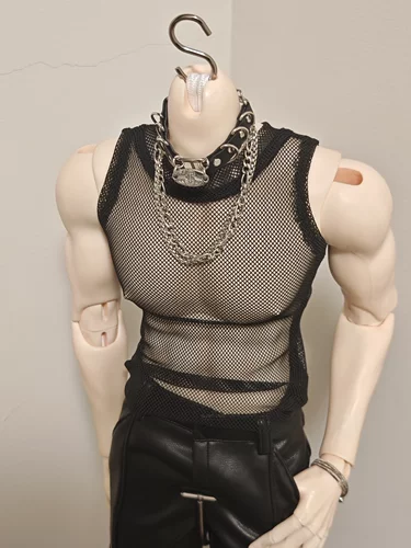 Bjd娃衣网背心75叔77叔壮瘦通穿透高弹打底衫