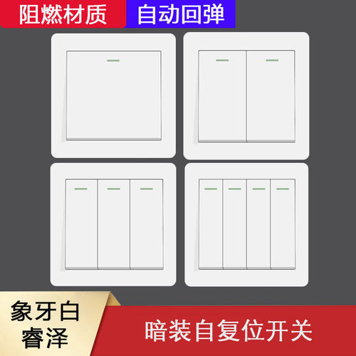 广东销量过百复位开关无文字图案