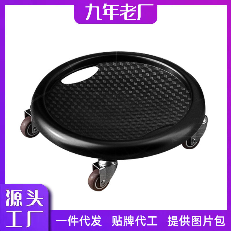 严选腹肌滑盘静音滑行盘健腹轮男士家用健身收腹核心力量训练器