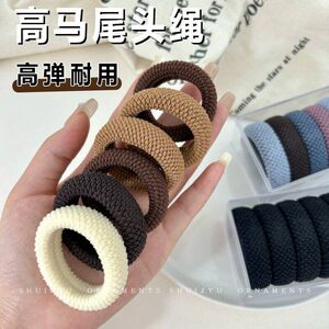 面膜珠珠发圈潮流网红爆款头绳新款高端皮筋女扎头高马尾发绳头饰