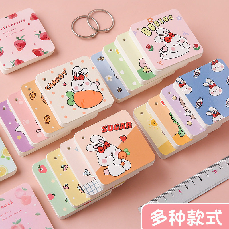 环扣式英语单词本随身便携背单词卡片空白活页便签小本口袋笔记本,文具电教/文化用品/商务用品,贺卡/明信片,淘宝优惠券,粉丝福利购,淘宝优惠卷