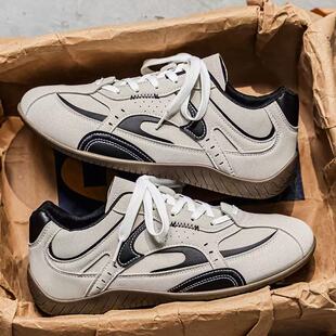 潮鞋 平底百搭舒适透气运动板鞋 男女户外休闲鞋 复古德训鞋