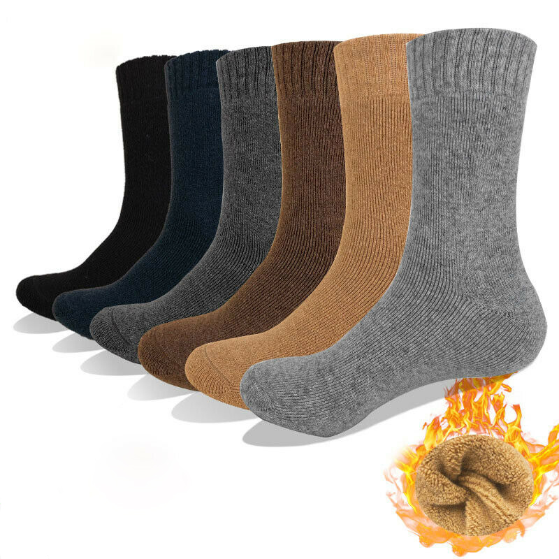 Woolen Cashmere Thermal Socks Winter Thick Thermo Socks for 女士内衣/男士内衣/家居服 长筒袜 原图主图