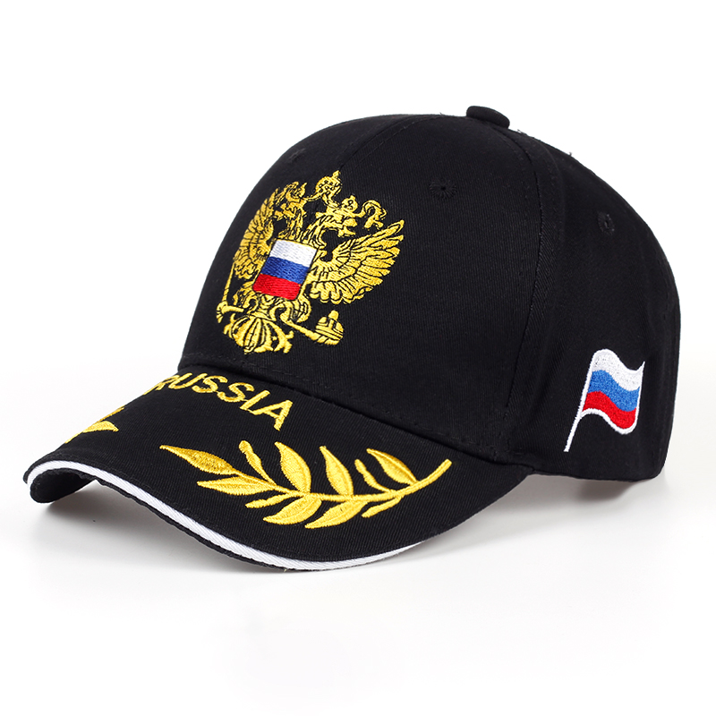 Fashion Baseball Hat Leisure Cap Embroidery Russian Emblem S