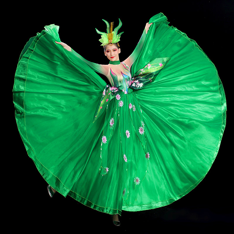 开场舞大摆裙大气演出服装女新款