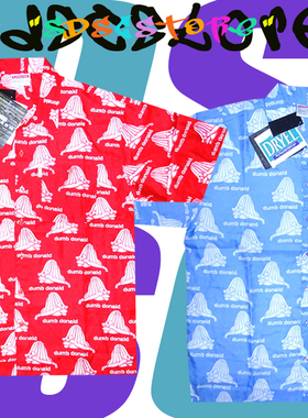 oldschool嘻哈短袖衬衫platinum酷hiphop fubu rapper休闲宽松衣