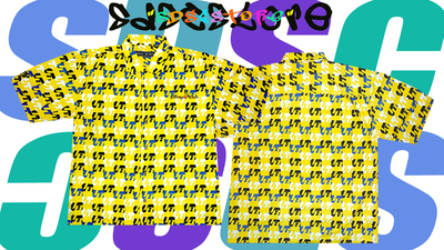 复古hiphop衣嘻哈短袖衬衫cool johnny blaze rapper帅气印染元素