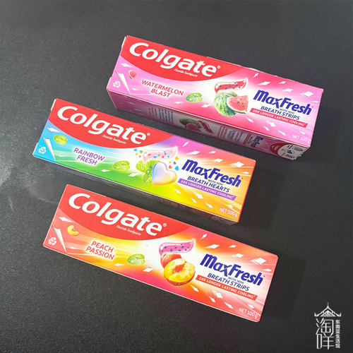 泰国Colgate高露洁多巴胺牙膏西瓜蜜桃彩虹甜心亮白冰爽薄荷清新