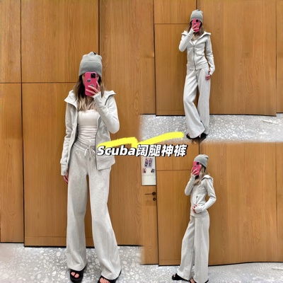 宽松保暖显瘦显腿长阔腿裤