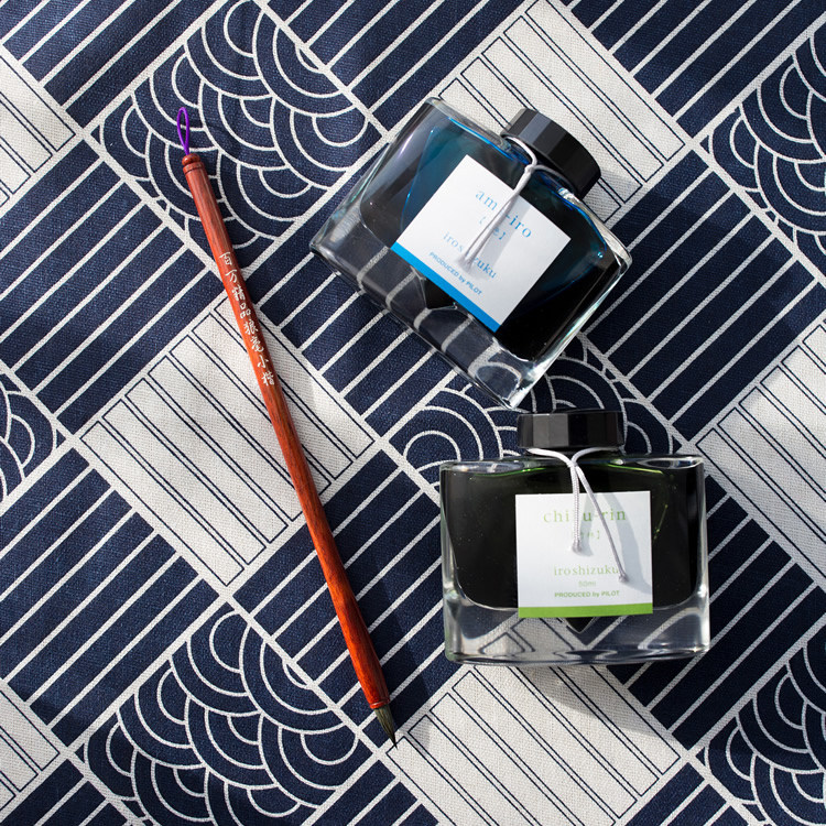 日本PILOT百乐彩色墨水INK-50色彩雫iroshizuku|自然色钢笔水24色