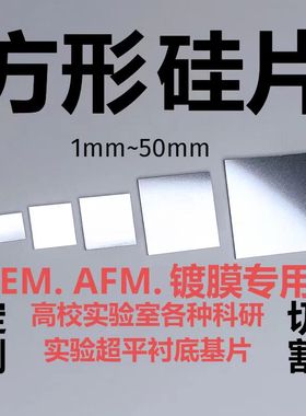 硅片SEM 方形硅片 扫描电镜 XPS AFM XRD 红外 拉曼 单晶硅片方片