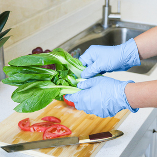 星宇丁晴灵敏家务手套两遍浸胶家务洗碗防渗隔菌家居清洁加厚防水