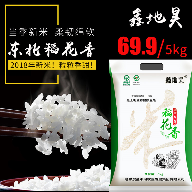 öεØê»¶«±±´óÃ×2018ÐÂÃ׺ÚÁú½µ¾»¨Ïã5kg¼ÒÍ¥×°°ü×°ÓÅÖÊÒ»¼¶10½ï