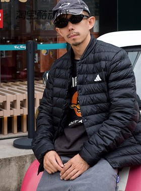 42运动家 Adidas秋冬保暖男子运动休闲排骨羽绒服外套男款 JM1237