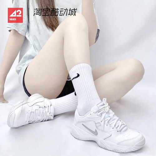 42运动家 Nike耐克 COURT LITE 2 女子复古运动网球鞋 AR8838-101