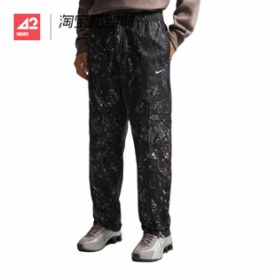 42运动家 Nike 耐克男子日常梭织休闲舒适工装直筒长裤IQ1019-010