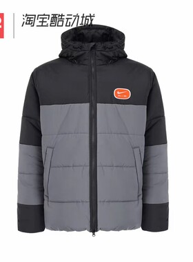 42运动家 Nike Air 舒适休闲保暖拼接棉服外套 男款 HM0198-060