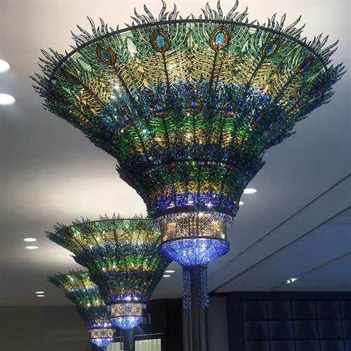 ktv水晶吊灯非标琉璃石头灯设计造型灯艺术装饰现代风照明灯饰,家装灯饰光源,客厅吊灯,淘宝优惠券,粉丝福利购,淘宝优惠卷