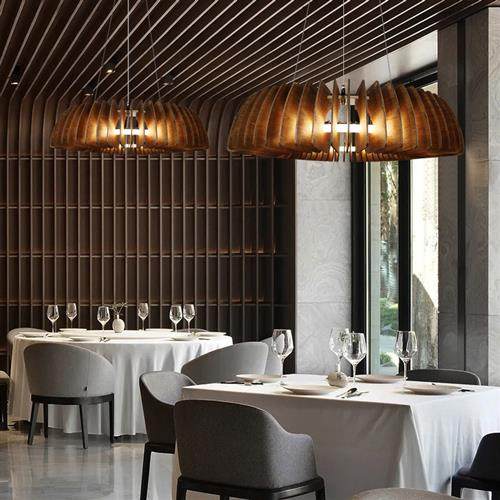 日式吊灯简约创意个性客厅卧室餐厅民宿酒店别墅吊灯圆形木艺灯具,家装灯饰光源,客厅吊灯,淘宝优惠券,粉丝福利购,淘宝优惠卷