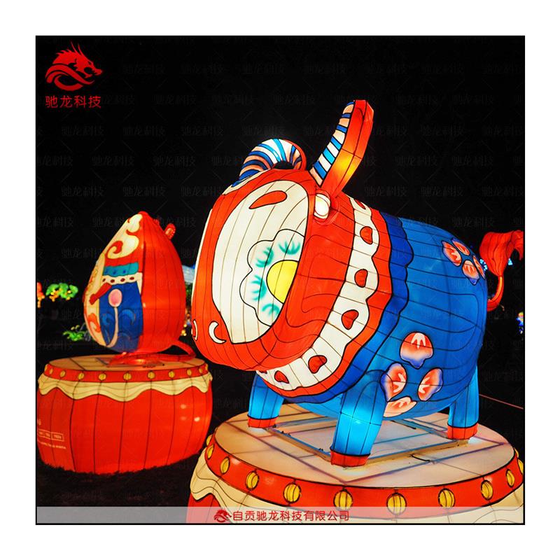 十二生肖花灯春节户外装饰彩灯景区公园商场灯展定制发光迎春灯饰