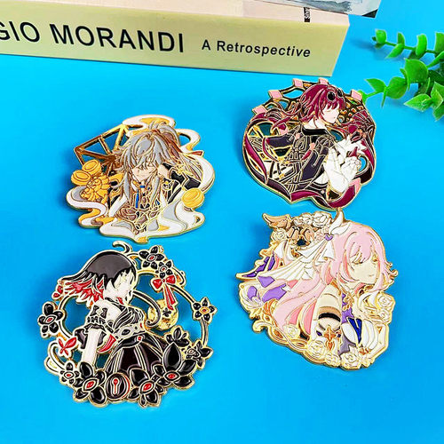 动漫崩坏3星穹铁道周边爱莉希雅金属勋章人之律者收藏礼品镂空