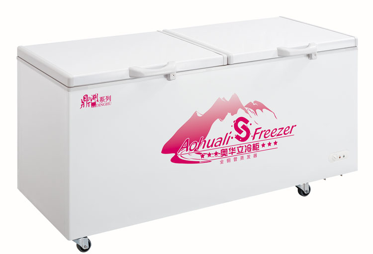 奥华立商用SA/BD-550卧式冰柜雪糕柜冷藏冷冻商用卧式冷柜顶开门图片