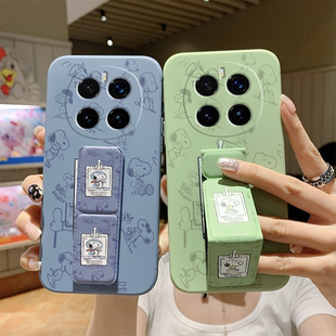 适用于荣耀Magic8Pro手机壳Magic7/6Pro磁吸支架魔术5Pro防摔畅玩70plus/魔术8/7Pro史努比横竖屏折叠腕带