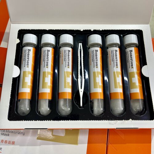 Bonertou泊娜朵面膜水光滋润碧玉青春面膜橙色试管面膜小橙管正品