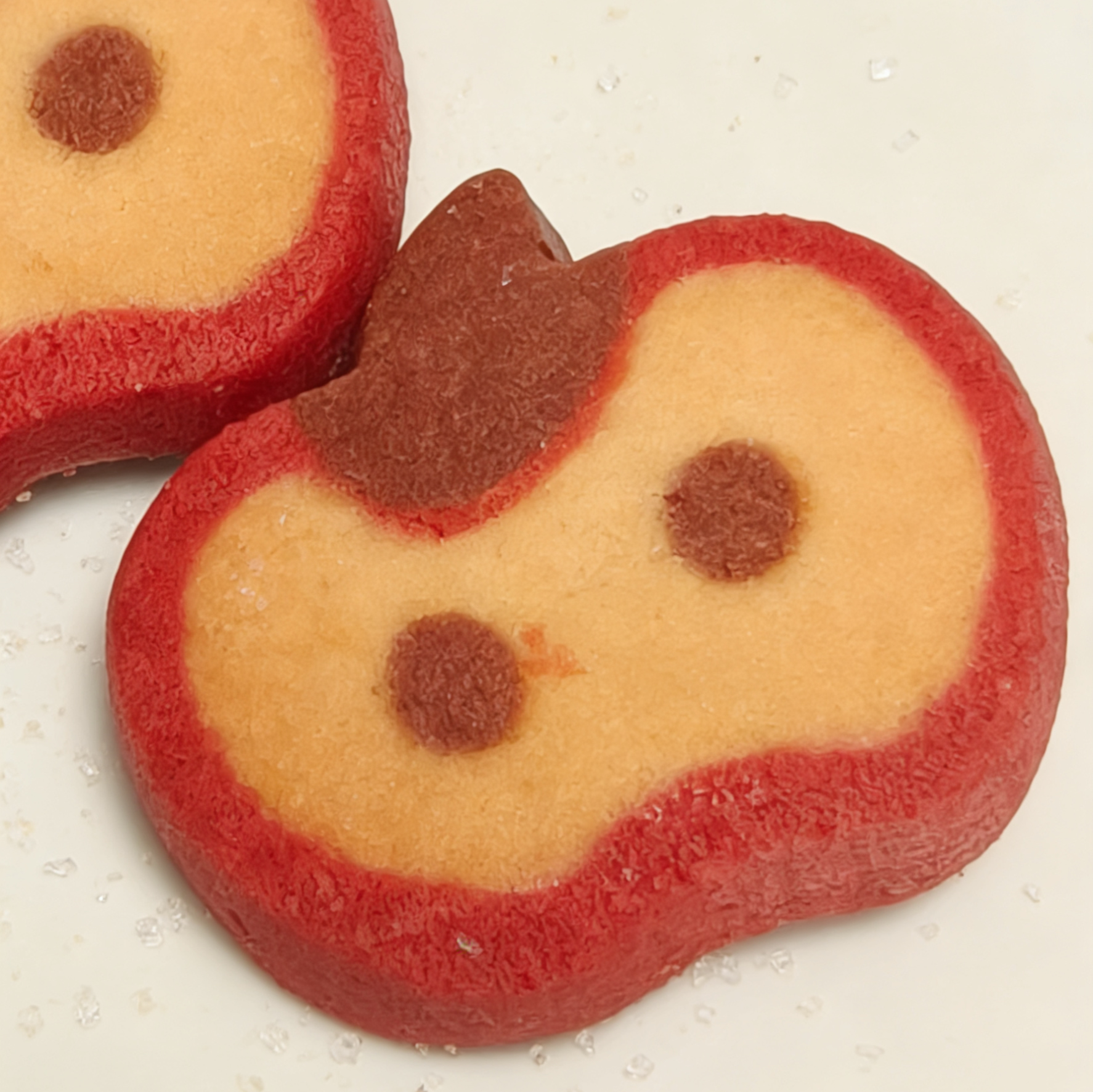 萌果萌爪圣诞曲奇苹果猫爪形状艺术造型卡通可爱儿童零食饼干新品